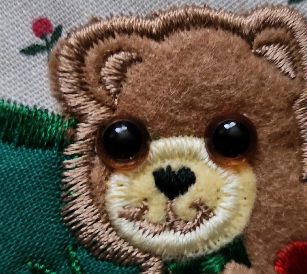 Christmas Teddy Bear Wall/Door Decor 1989 House of Lloyd